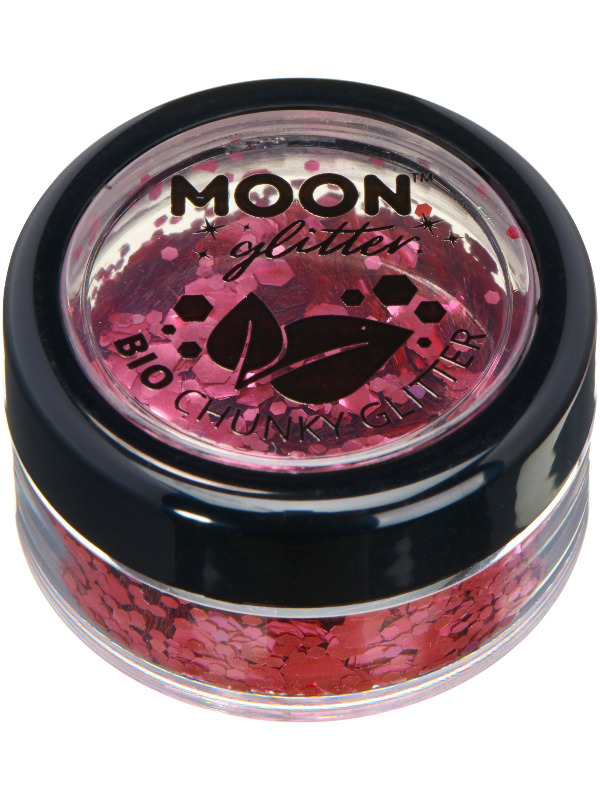 Moon Glitter Bio Chunky Glitter, Rose