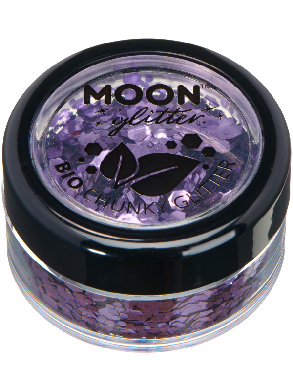 Moon Glitter Bio Chunky Glitter, Lilac