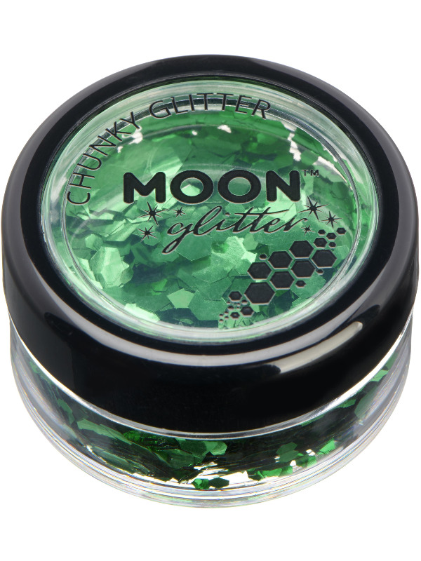 Moon Glitter Classic Chunky Glitter, Green