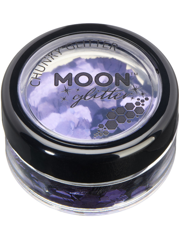 Moon Glitter Classic Chunky Glitter, Lilac