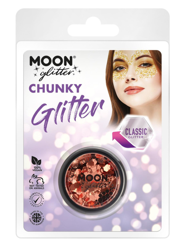 Moon Glitter Classic Chunky Glitter, Copper