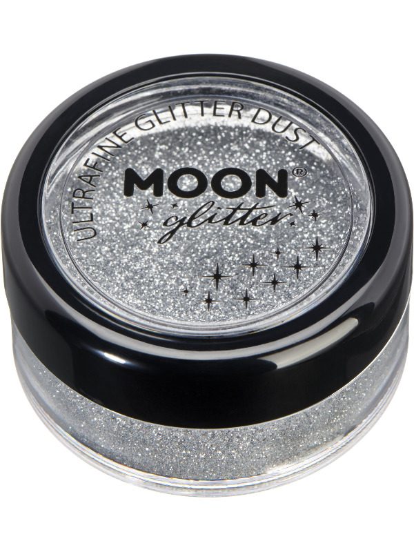 Moon Glitter Classic Ultrafine Glitter Dust, Silve