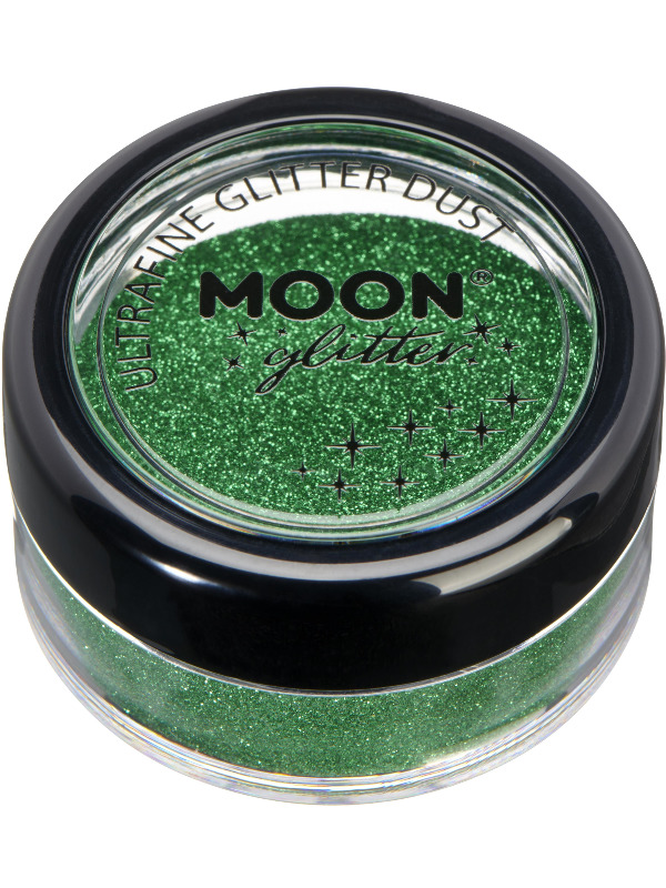 Moon Glitter Classic Ultrafine Glitter Dust, Green
