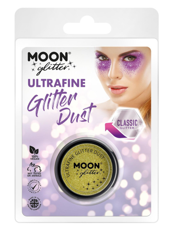 Moon Glitter Classic Ultrafine Glitter Dust, Gold