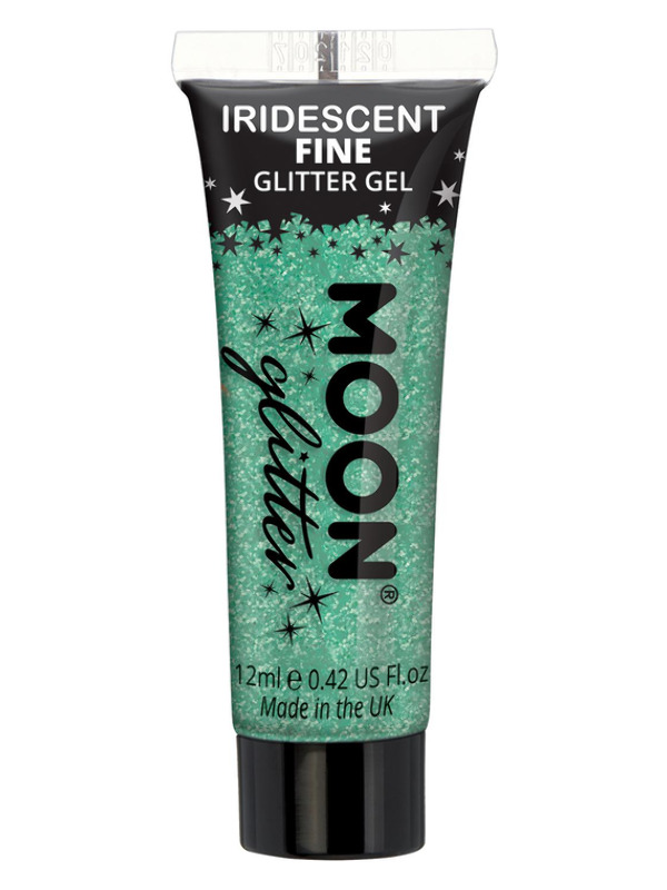 Moon Glitter Iridescent Glitter Gel, Green