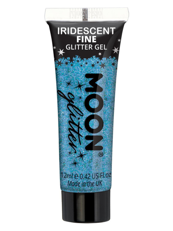 Moon Glitter Iridescent Glitter Gel, Blue