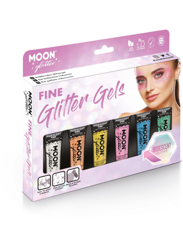 Moon Glitter Iridescent Glitter Gel, Assorted