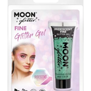 Moon Glitter Iridescent Glitter Gel, Green