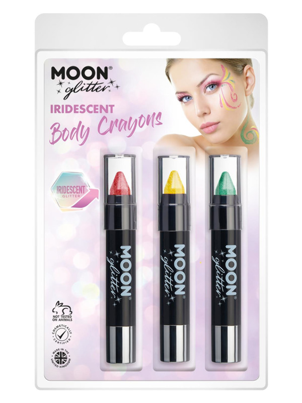 Moon Glitter Iridescent Body Crayons,