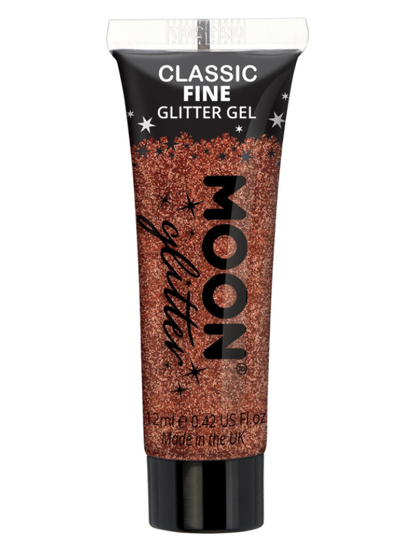 Moon Glitter Classic Fine Glitter Gel, Bronze