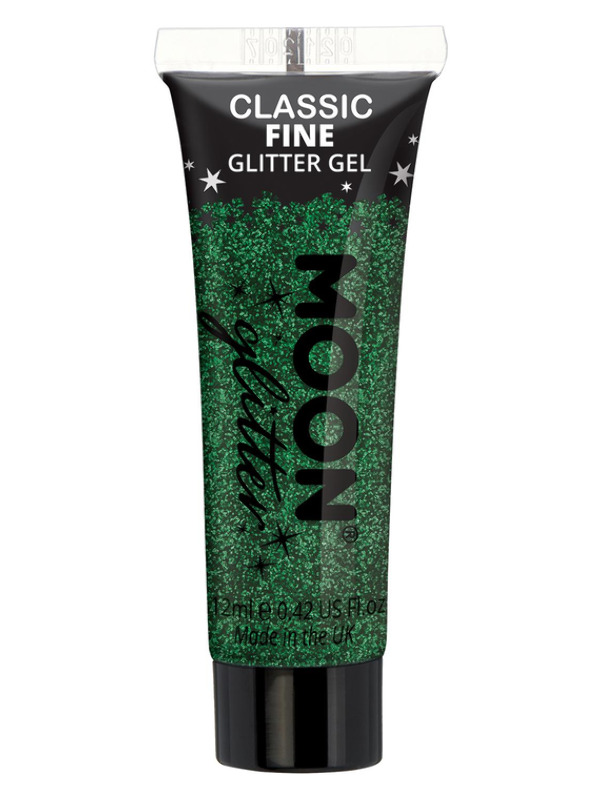 Moon Glitter Classic Fine Glitter Gel, Green