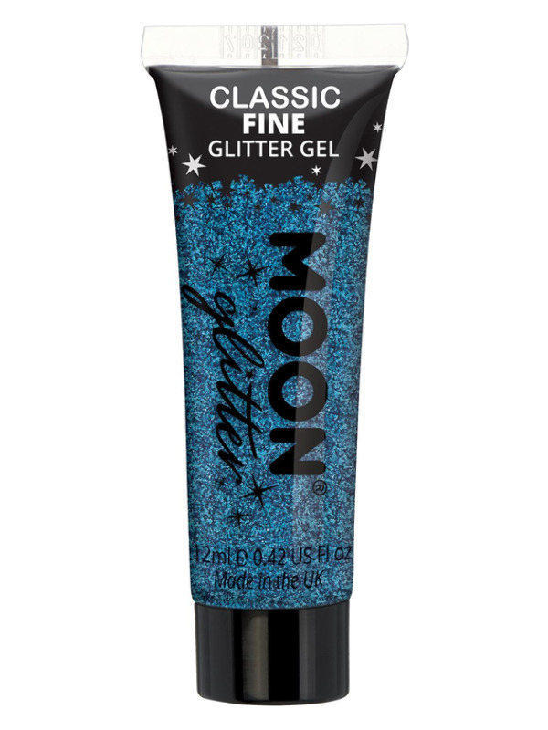 Moon Glitter Classic Fine Glitter Gel, Blue