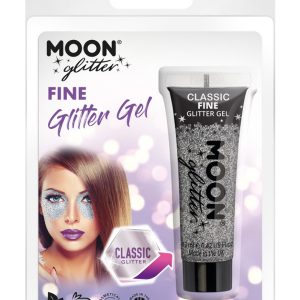 Moon Glitter Classic Fine Gliter Gel, Silver