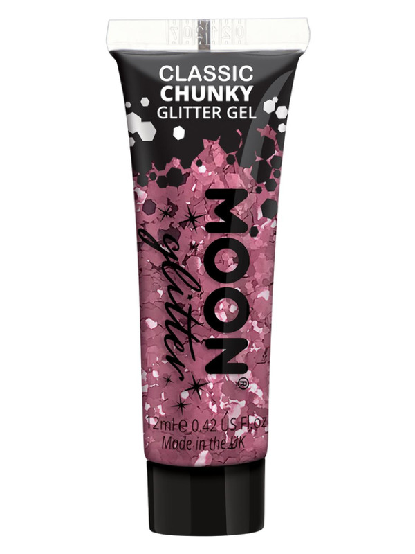 Moon Glitter Classic Chunky Glitter Gel, Pink