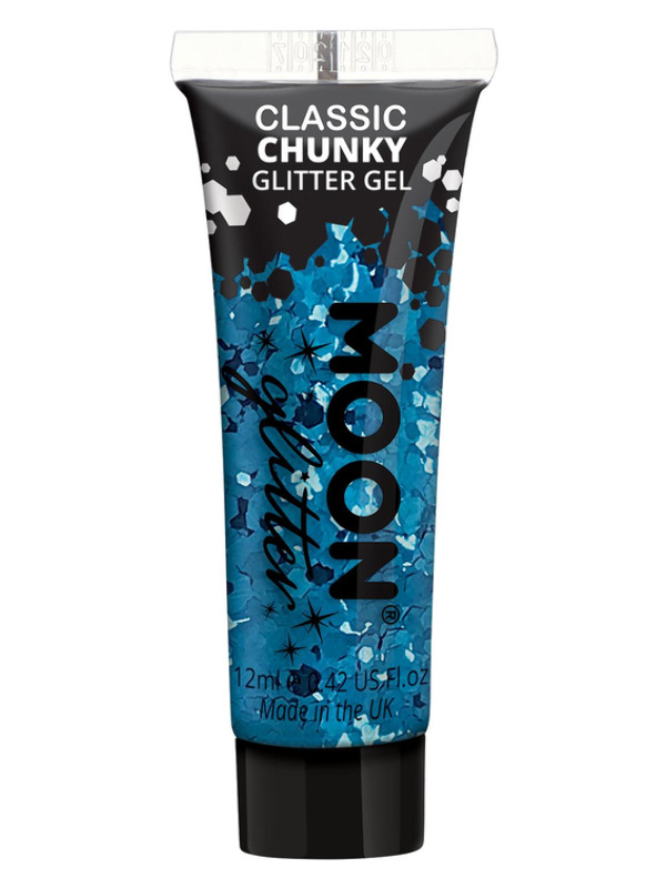 Moon Glitter Classic Chunky Glitter Gel, Blue