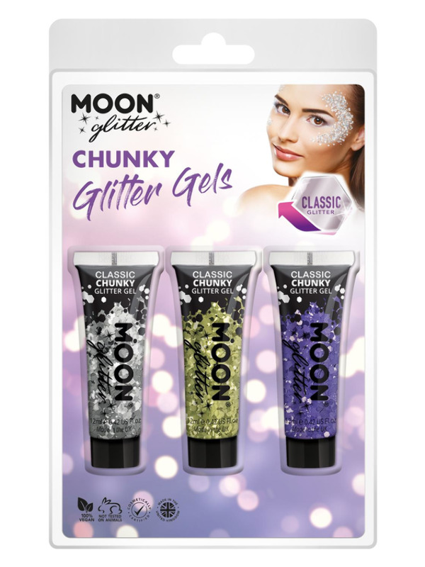 Moon Glitter Classic Chunky Glitter Gel,