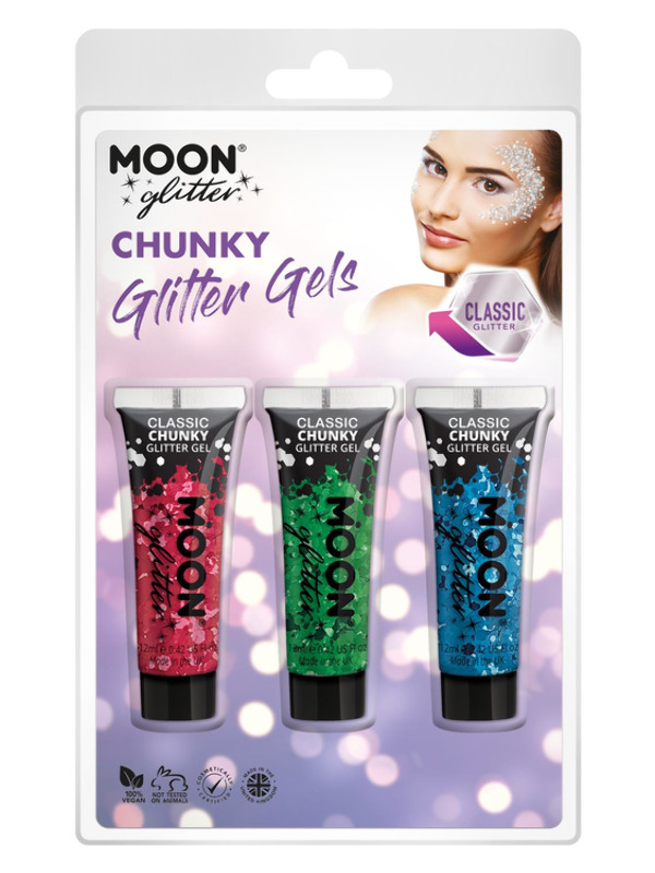 Moon Glitter Classic Chunky Glitter Gel,