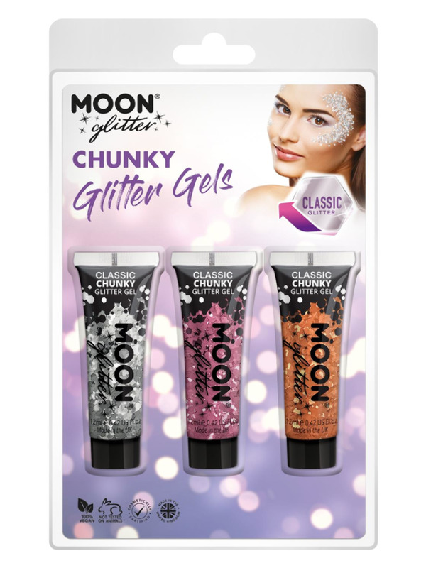 Moon Glitter Classic Chunky Glitter Gel,