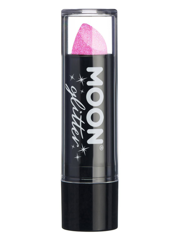 Moon Glitter Iridescent Glitter Lipstick, Pink