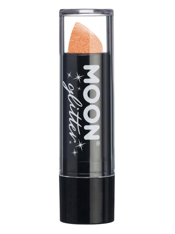 Moon Glitter Iridescent Glitter Lipstick, Orange