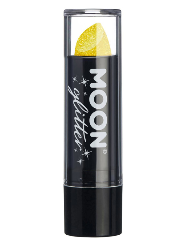 Moon Glitter Iridescent Glitter Lipstick, Yellow