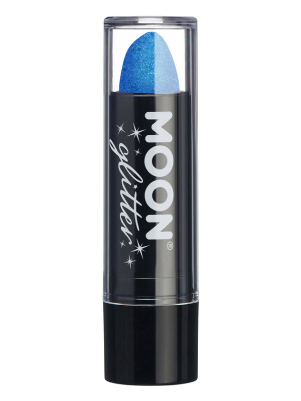 Moon Glitter Iridescent Glitter Lipstick, Blue