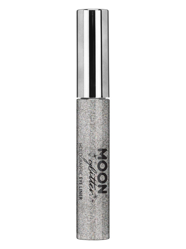 Moon Glitter Holographic Glitter Eye Liner, Silver