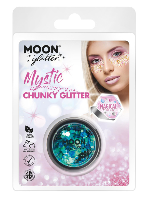 Moon Glitter Mystic Chunky Glitter, Mixed Colours