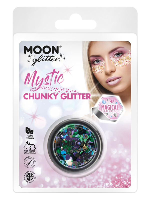 Moon Glitter Mystic Chunky Glitter, Mixed Colours