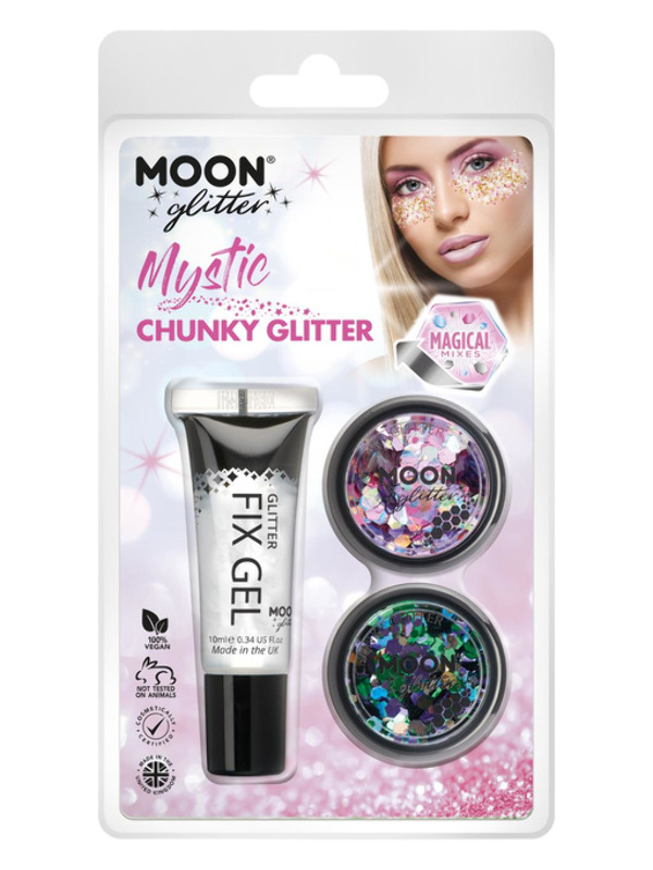 Moon Glitter Mystic Chunky Glitter, Mixed Colours