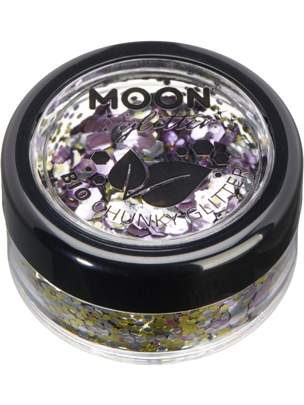 Moon Glitter Mystic Bio Chunky Glitter, Mixed Colo