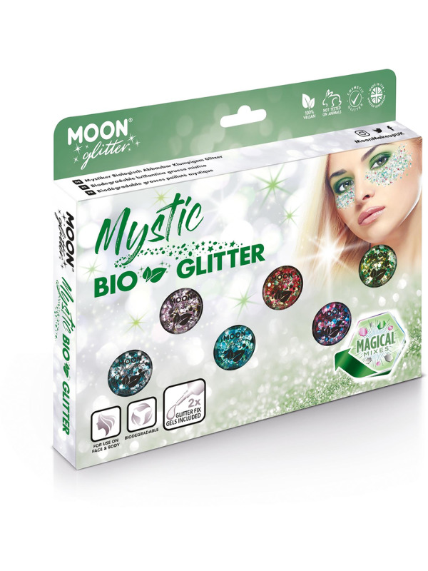 Moon Glitter Mystic Bio Chunky Glitter, Assorted