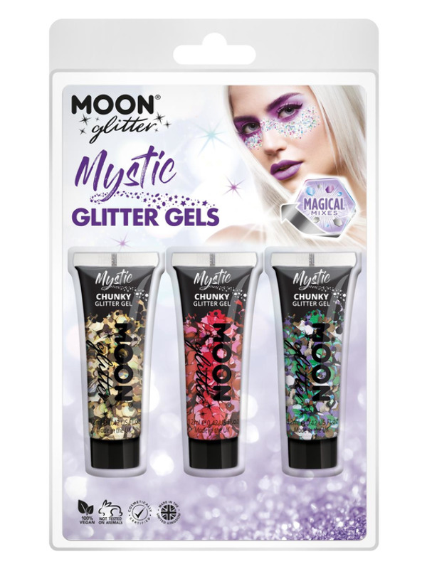Moon Glitter Mystic Chunky Glitter Gel, Mixed Colo