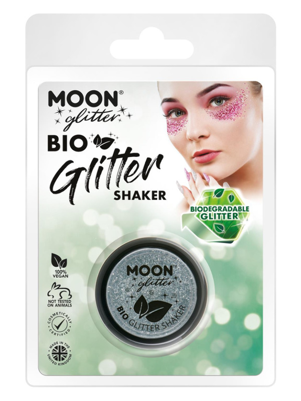 Moon Glitter Bio Glitter Shakers, Silver