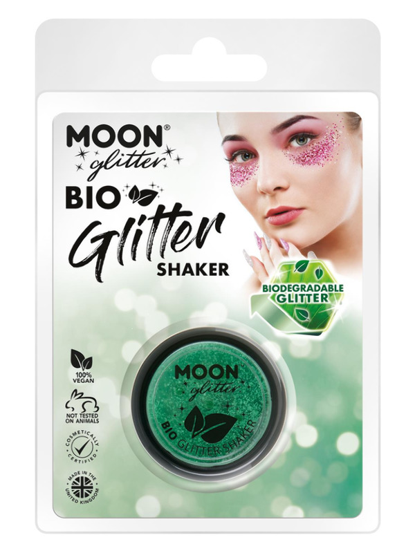Moon Glitter Bio Glitter Shakers, Green