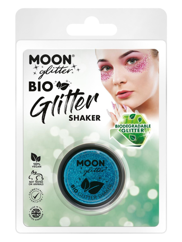 Moon Glitter Bio Glitter Shakers, Blue