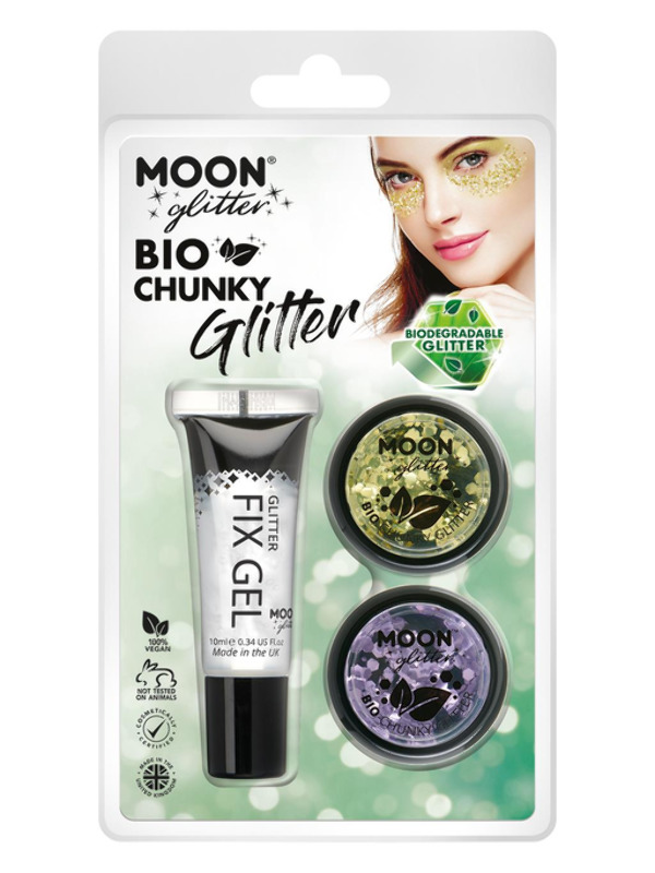 Moon Glitter Bio Chunky Glitter,