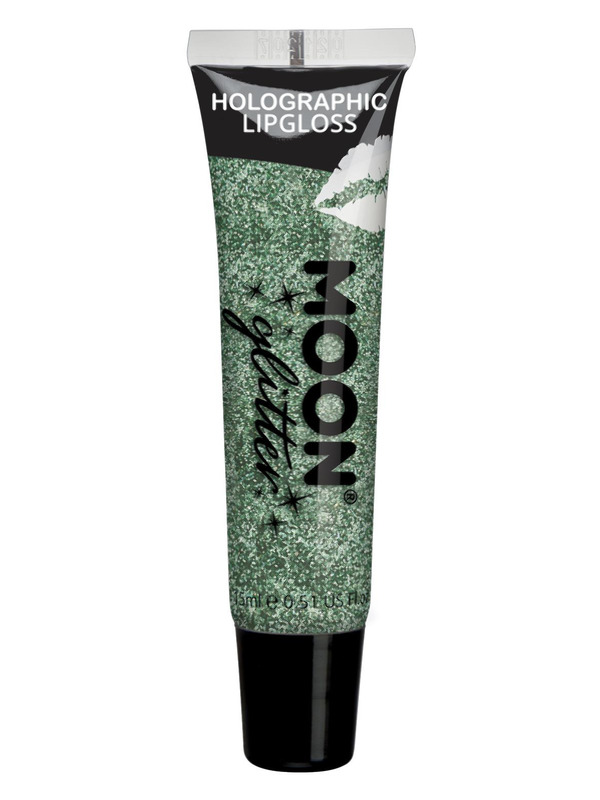 Moon Glitter Holographic Glitter Lipgloss, Green