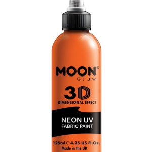 Moon Glow - Neon UV Intense Fabric Paint, Orange