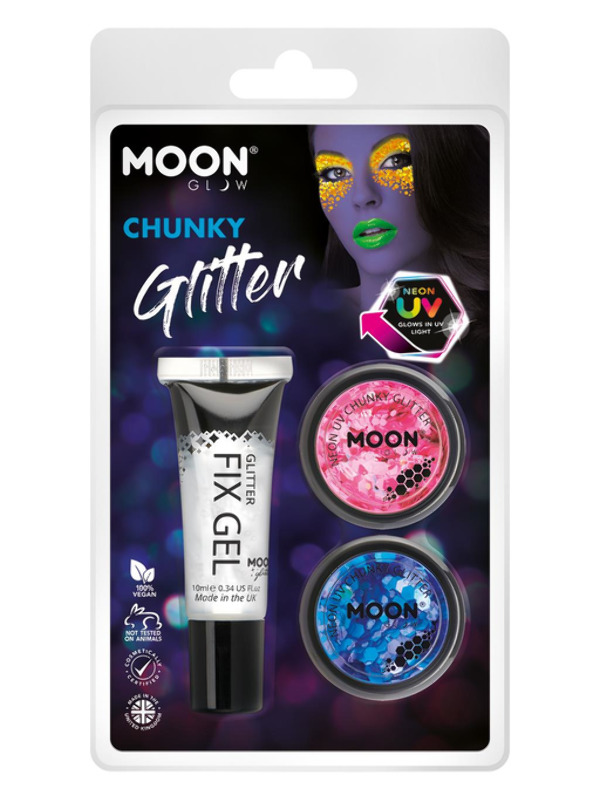 Moon Glow - Neon UV Chunky Glitter,
