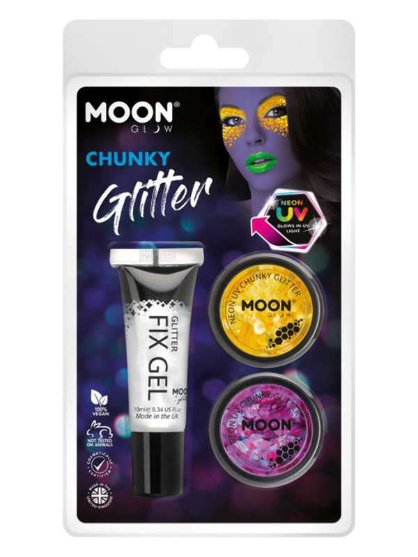 Moon Glow - Neon UV Chunky Glitter,