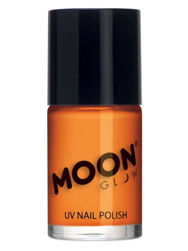 Moon Glow Intense Neon UV Nail Polish, Neon Orange