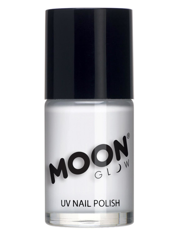 Moon Glow Intense Neon UV Nail Polish, White