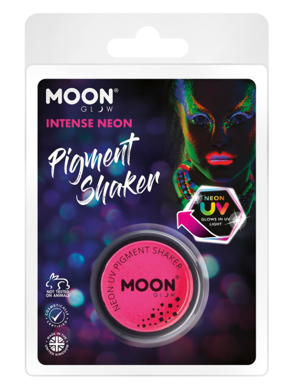 Moon Glow Intense Neon UV Pigment Shakers, Hot Pin