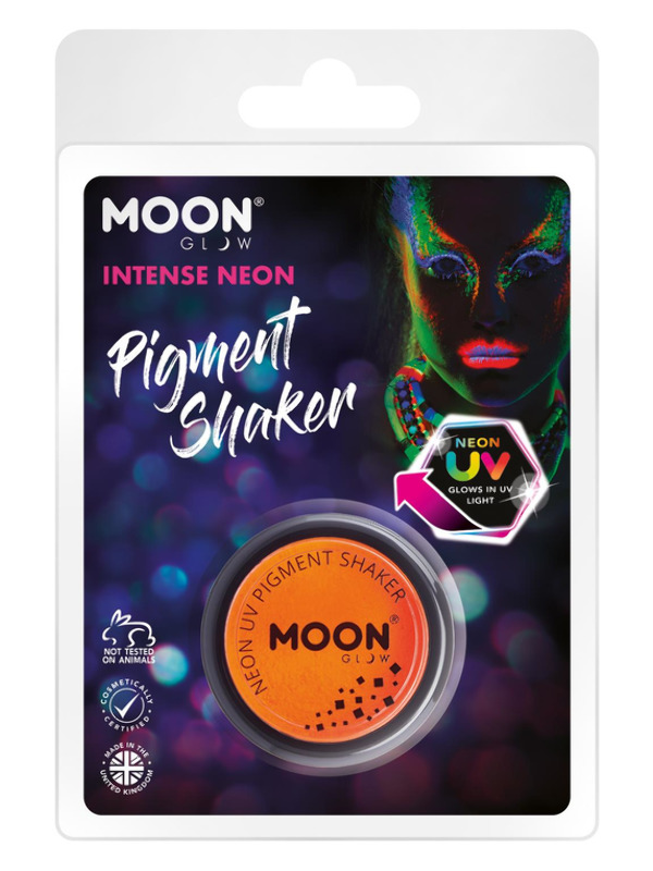 Moon Glow Intense Neon UV Pigment Shakers, Orange