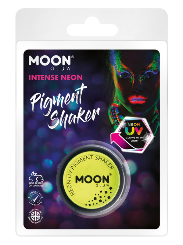 Moon Glow Intense Neon UV Pigment Shakers, Yellow