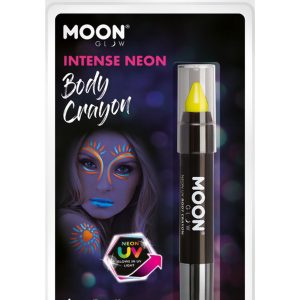 Moon Glow Intense Neon UV Body Crayons, Yellow