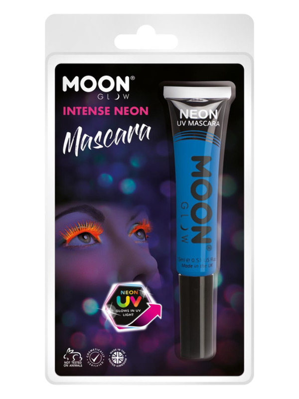 Moon Glow Intense Neon UV Mascara, Blue