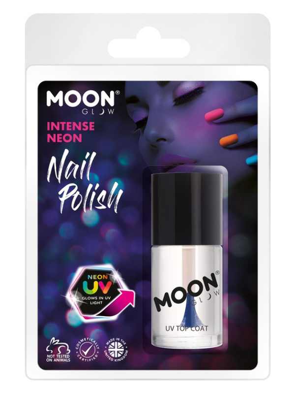 Moon Glow UV Reactive Top Coat, Clear