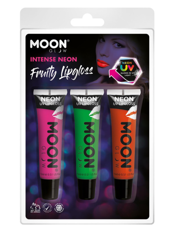 Moon Glow Intense Neon UV Fruity Lipgloss,